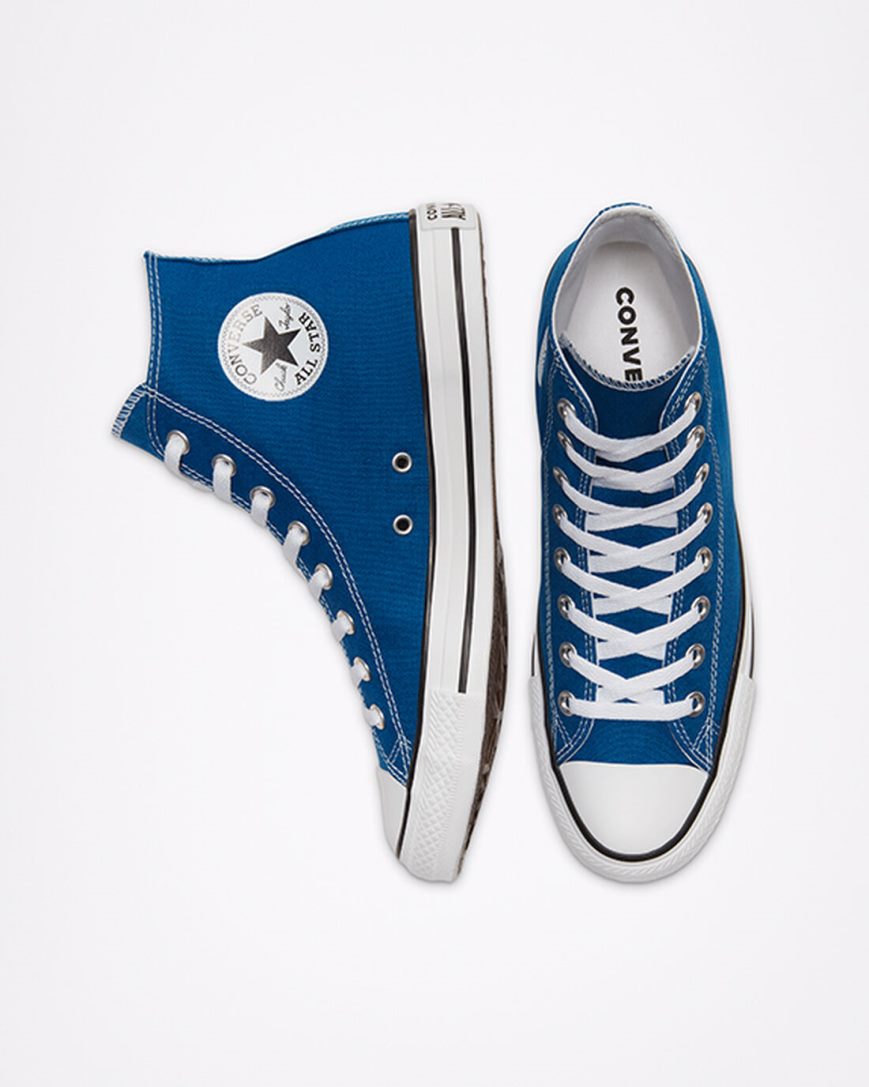 Tenisky Vysoke Converse Chuck Taylor All Star Seasonal Color Panske Modre Biele | SK I11UZF8